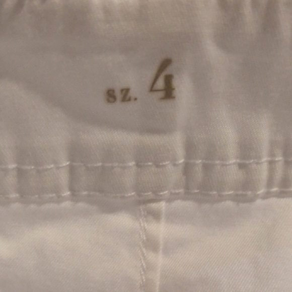 White House Black Market White Ankle Cargo Jeans - Picture 10 of 10